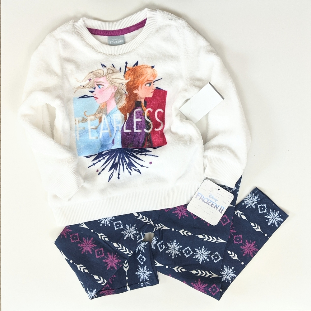 Disney Frozen Girl's 2-Piece Sweater & Pants Set